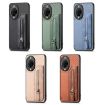 Huawei nova 14 Pro Carbon Fiber Flip Zipper Wallet Case - Black - 6