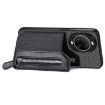 Huawei nova 14 Ultra Carbon Fiber Flip Zipper Wallet Case - Black - 3