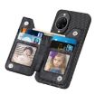 Huawei nova 14 Ultra Carbon Fiber Flip Zipper Wallet Case - Black - 4