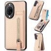 Huawei nova 14 Pro Carbon Fiber Flip Zipper Case - Khaki - 1