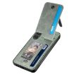 Huawei nova 14 Ultra Green Carbon Fiber Vertical Flip Zipper Case - 4