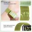 Xiaomi Smart Band 9/8 Pro Orange Nylon Hook Loop Fastener Watch Band - 3