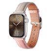 Genuine Leather Watch Band for Apple Watch 46/49/45/44mm - Trench Gray Pink - 1