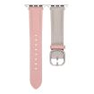 Genuine Leather Watch Band for Apple Watch 46/49/45/44mm - Trench Gray Pink - 2