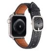 Genuine Leather Watch Band for Apple Watch 46/49/45/44mm - Black - 3