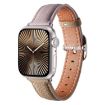 Genuine Leather Watch Band for Apple Watch 42/41/40/38mm - Misty Purple Khaki - 1