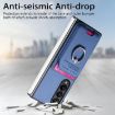 Samsung Galaxy Z Fold3 5G Blue Twill Fabric Card Bag Ring Case - 4