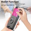 Samsung Galaxy Z Fold4 5G Gray Twill Fabric Card Bag Ring Case - 5
