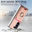 Samsung Galaxy Z Fold5 5G Pink Twill Fabric Card Bag Ring Case - 4