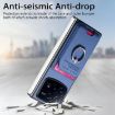 Xiaomi Mix Fold 4 Blue Twill Fabric Card Bag Ring Magnetic Phone Case - 4