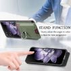 Xiaomi Mix Flip Green Twill Fabric Card Bag Ring Magnetic Phone Case - 7