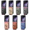 Xiaomi Mix Flip Green Twill Fabric Card Bag Ring Magnetic Phone Case - 8
