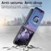 Xiaomi Mix Flip Blue Twill Fabric Card Bag Ring Magnetic Phone Case - 4