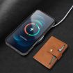 iPhone 17 Pro Max Kalebol Magnetic Card Bag MagSafe Leather Case Brown - 9