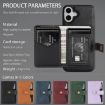 iPhone 17 Kalebol Magnetic Card Bag MagSafe Leather Case (Black) - 8