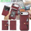 iPhone 17 Air Kalebol Magnetic Card Bag MagSafe Leather Case Red - 4