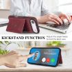 iPhone 17 Air Kalebol Magnetic Card Bag MagSafe Leather Case Red - 5