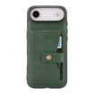 iPhone 17 Air Kalebol Magnetic Card Bag MagSafe Leather Case Green - 2