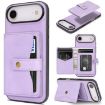 iPhone 17 Air Kalebol Magnetic Card Bag MagSafe Leather Case Purple - 1