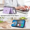 iPhone 17 Air Kalebol Magnetic Card Bag MagSafe Leather Case Purple - 5