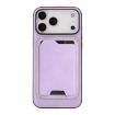 iPhone 17 Pro Max Purple Leather MagSafe Card Case by Kalebol - 2
