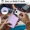 iPhone 17 Pro Max Purple Leather MagSafe Card Case by Kalebol - 5