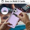 iPhone 17 Kalebol Slim MagSafe Leather Case with Card Bag - Purple - 5