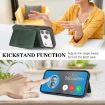 iPhone 17 Pro Kalebol MagSafe Leather Card Bag Case - Green - 5