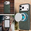 iPhone 17 Pro Kalebol MagSafe Leather Card Bag Case - Green - 7