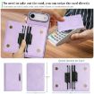 iPhone 17 Air Kalebol MagSafe Leather Card Case (Purple) - 4