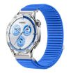 18mm Klein Blue Woven Nylon Hook & Loop Fastener Watch Band - 1