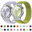 Hyacinth Purple 20mm Woven Nylon Hook & Loop Fastener Watch Band - 2