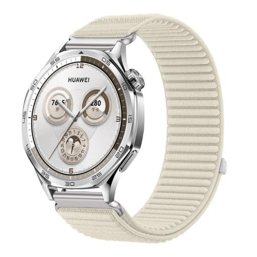 22mm Starlight Woven Nylon Hook & Loop Fastener Watch Band - 1