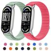Xiaomi Smart Band 10/9/8 Red Woven Nylon Hook Loop Fastener Band - 2