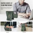 iPhone 17 Kalebol MagSafe Leather Case with Card Holder - Green - 3