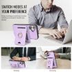 iPhone 17 Kalebol MagSafe Card Holder Leather Case - Purple - 3