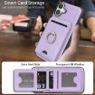 iPhone 17 Kalebol MagSafe Card Holder Leather Case - Purple - 4