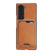 Samsung Galaxy Z Fold7 Kalebol MagSafe Leather Card Case (Brown) - 2