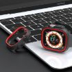 Apple Watch Ultra 49mm Red Two-Color Half Wrap PC Protective Case - 6