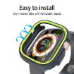 Apple Watch Ultra 49mm Yellow Two-Color Half Wrap PC Protective Case - 5