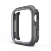 Apple Watch 44mm/45mm Gray Two-Color Half Wrap PC Protective Case - 2