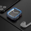 Apple Watch 44mm/45mm Blue Two-Color Half Wrap PC Protective Case - 6