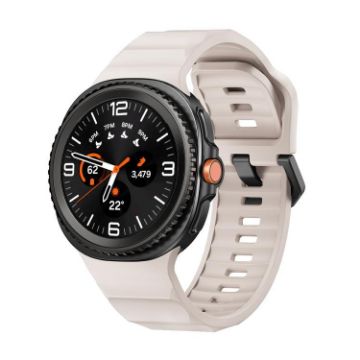 Samsung Galaxy Watch 8 40mm/44mm Black Silicone Band Starlight - 1
