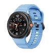 Samsung Galaxy Watch 8 Wave Black Buckle Silicone Band Cloud Blue 40/44mm - 1