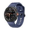 Samsung Galaxy Watch 8 40mm/44mm Dark Blue Silicone Band Wave Buckle - 1