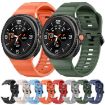 Samsung Galaxy Watch 8 40mm/44mm Black Silicone Band Wave Buckle - 3