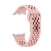 Samsung Galaxy Watch 8 40mm/44mm Pink Silicone Band Black Buckle - 3