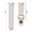 Samsung Galaxy Watch 8 40mm/44mm Pink Silicone Band Black Buckle - 6