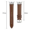Samsung Galaxy Watch 8 40mm/44mm Leather Band Blue Silver - 6