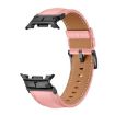 Samsung Galaxy Watch 8 Leather Band 40mm/44mm Pink Black Metal Connector - 2